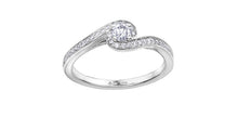 Charger l&#39;image dans la galerie, Ring - Natural Round Cut  Maple Leaf Diamonds - 14kt White Gold  | ML712W38
