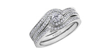 Load image into Gallery viewer, Ring - Natural Round Cut  Maple Leaf Diamonds - 14kt White Gold  | ML712W38
