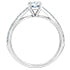 Solitaire Ring 14KT | LGD | 0.74ct round cut center