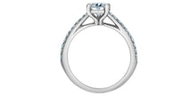 Load image into Gallery viewer, Solitaire Ring 14KT | LGD | 1.00ct Pear cut center
