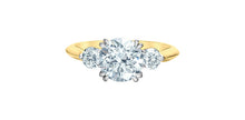 Load image into Gallery viewer, Solitaire Ring 14kt Yellow/White Gold - Lab Grown Diamonds Round cut 2.03ct VS1-E | LD147YW249
