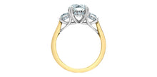 Load image into Gallery viewer, Solitaire Ring 14kt Yellow/White Gold - Lab Grown Diamonds Round cut 2.03ct VS1-E | LD147YW249

