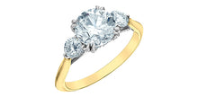 Load image into Gallery viewer, Solitaire Ring 14kt Yellow/White Gold - Lab Grown Diamonds Round cut 2.03ct VS1-E | LD147YW249
