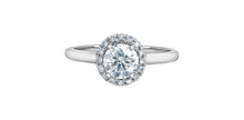 Load image into Gallery viewer, Solitaire Ring 14KT | LGD | 1.04ct round cut center
