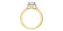 Load image into Gallery viewer, Ring - Radiant cut Laboratory Grown Diamond -  14KT Yellow-White Gold | 1.56ct Radiant Cut
