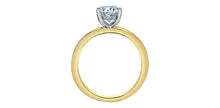 Charger l&#39;image dans la galerie, Ring - Oval Cut Laboratory Grown Diamond -  14KT Yellow and White Gold | 2.00CT
