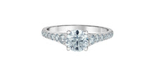 Load image into Gallery viewer, Ring -  Round Cut Laboratory Grown Diamond -  14KT White Gold | 1.50ct Round Cut TW
