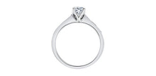 Charger l&#39;image dans la galerie, Ring - Natural Round Cut  Maple Leaf Diamonds - 18kt White Gold  | ML147W62
