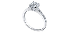 Load image into Gallery viewer, Ring - Natural Round Cut  Maple Leaf Diamonds - 18kt White Gold  | ML147W82
