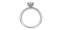 Charger l&#39;image dans la galerie, Ring - Natural Round Cut  Maple Leaf Diamonds - 18kt White Gold  | R3698WG/85-18
