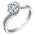 Load image into Gallery viewer, Ring - Round Cut  Maple leaf diamonds - 18kt White Gold  | ML250W40
