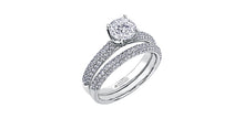 Load image into Gallery viewer, Ring - Natural Round Cut Maple Leaf Diamonds - 18kt White Gold  | ML317W100
