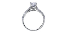 Load image into Gallery viewer, Ring - Natural Round Cut Maple Leaf Diamonds - 18kt White Gold  | ML317W100
