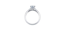 Charger l&#39;image dans la galerie, Ring - Natural Round Cut  Maple Leaf Diamonds - 18kt White Gold  | ML806W55
