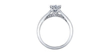 Load image into Gallery viewer, Ring - Natural Princess Cut  Maple Leaf Diamonds - 18Kt White Gold | ML330W70
