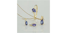 Load image into Gallery viewer, Ring - Tanzanite &amp; Natural Diamonds  - 10kt  gold  | DD8293YTZ
