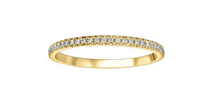 Ring - 10kt yellow gold - diamonds | DX609Y15
