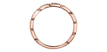 Charger l&#39;image dans la galerie, Ring - 10kt Rosa gold - diamonds | DX745R08
