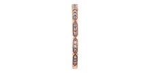 Charger l&#39;image dans la galerie, Ring - 10kt Rosa gold - diamonds | DX745R08
