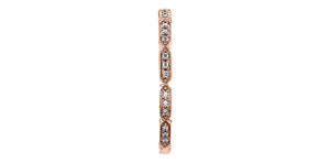 Ring - 10kt Rosa gold - diamonds | DX745R08
