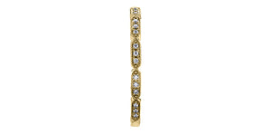 Ring - 10kt Yellow gold - diamonds | DX745Y08