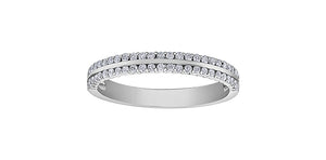 Ring - 10kt white  gold- diamonds | DX889W25