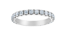 Load image into Gallery viewer, Half Eternity Ring - 14kt White Gold - 1.00ct Lab Grown Diamonds
