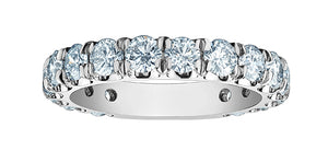 Half Eternity Ring - 14kt White Gold - 2.00ct Lab Grown Diamonds