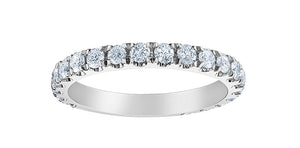 Half Eternity Ring - 14kt White Gold - 1.00ct Lab Grown Diamonds