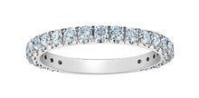 Load image into Gallery viewer, Half Eternity Ring | 14kt White Gold | 0.75ct Lab Grown Diamonds
