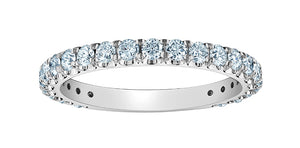 Half Eternity Ring | 14kt White Gold | 0.75ct Lab Grown Diamonds
