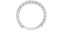 Charger l&#39;image dans la galerie, Half Eternity Ring | 14kt White Gold | 1.00ct Lab Grown Diamonds
