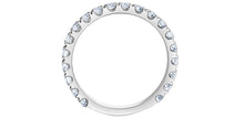 Charger l&#39;image dans la galerie, Half Eternity Ring - Lab Grown Diamonds - 14kt White Gold - 1.50ct Total
