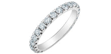 Load image into Gallery viewer, Half Eternity Ring - 14kt White Gold - 1.00ct Lab Grown Diamonds
