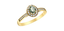 Charger l&#39;image dans la galerie, Ring - Green Sapphire  - 10kt Yellow Gold | DX907YGRSA
