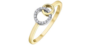 Ring - 10kt yellow gold - diamonds | DD7947Y