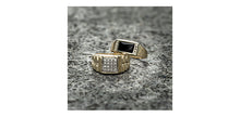 Load image into Gallery viewer, Ring - 10kt yellow gold - Diamonds  Onyx | DD8045YON
