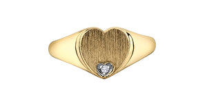 Ring - 10kt yellow gold - Diamonds | DD701