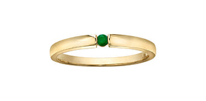 Ring - Emerald   - 10kt yellow gold | RCH299-10