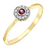Charger l&#39;image dans la galerie, Ring - Diamonds &amp; Ruby - 10kt  gold  | DD8063YRU
