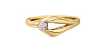 Load image into Gallery viewer, Ring - Natural Round Cut  Maple Leaf Diamonds - 10kt Yellow Gold  | ML437Y
