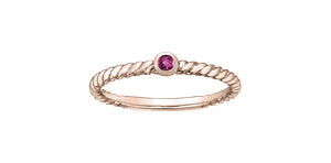 Ring - Pink Tourmaline - 10kt Rose Gold  | DX762RPT