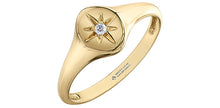 Charger l&#39;image dans la galerie, Diamond Ring Round Cut - 10kt Yellow Gold  | ML738
