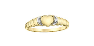 Ring - 10kt yellow gold - diamonds | DD8152Y