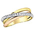 Ring - 10kt yellow - diamonds | DD8139TR15