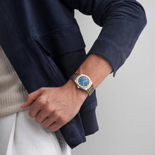 Load image into Gallery viewer, Raymond Weil A.R.T. Date, 38 mm - Two-Tone - Blue | 1000-STP-50001
