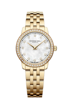 Charger l'image dans la galerie, Toccata Ladies Classic Gold 60 Diamond Steel Quartz Watch, 24 mm, mother-of-pearl dial | 5024-PS-97081
