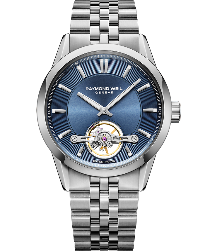 Raymond Weil Freelancer Calibre RW1212 Men s Automatic Blue Steel Watch 42.5mm 2781 ST 50051