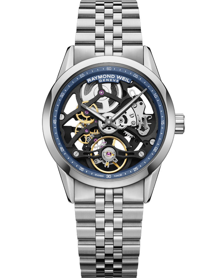 Raymond Weil Freelancer Calibre RW1212 Skeleton Automatic Watch, 38 mm | 2783-ST-50000