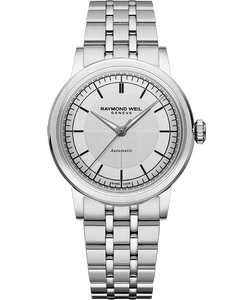 Raymond Weil Millesime Automatic Central Seconds Silver Dial Watch, 35 mm | 2125-ST-65001